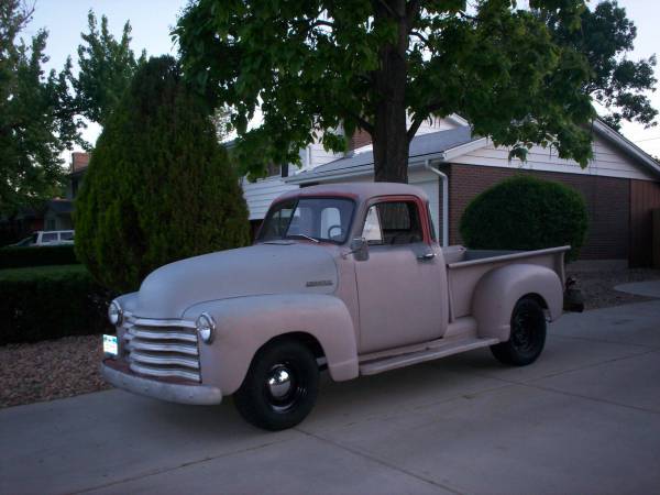 mike's 1953 chevy pick up