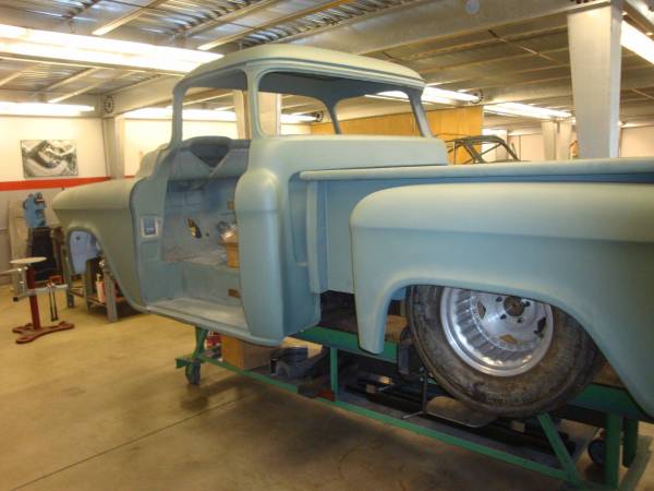 55 chevy chop top truck project