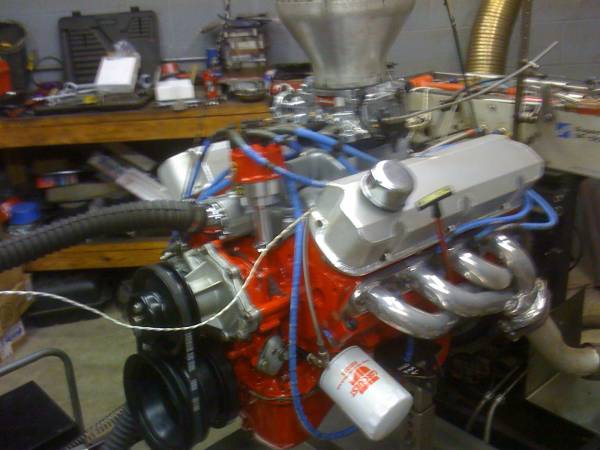 Motor on the Dyno  348 HP out of my 289 HP